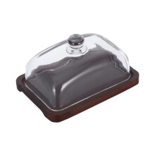 Glass Butter Dish with Clear Lid, Elegant FridgeFriendly Container, EasytoClean and Stylish Storage