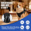 Qianruida Reflective Cat Harness with Lead - Adjustable for Small to Medium Cats (Black) 3