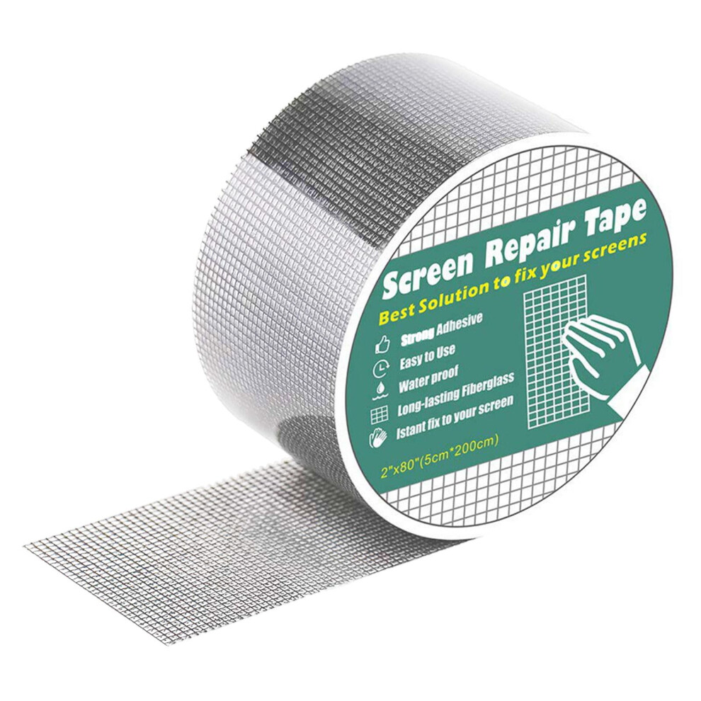 Screen Patches Selfadhesive Fiberglass Mesh Kit For Window And Door Quick Fix 9070919388590
