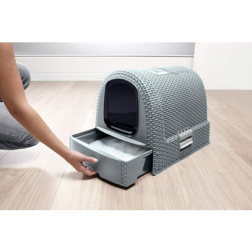 Curver Curver 234871 Covered Cat Litter Box Tray 2
