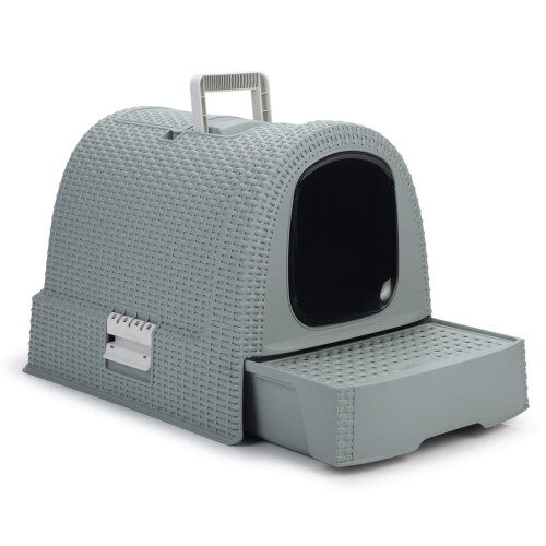Curver Curver 234871 Covered Cat Litter Box Tray 1