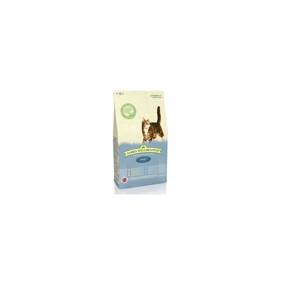 James Wellbeloved Complete Light Adult Cat Food With Fish (1.5Kg)