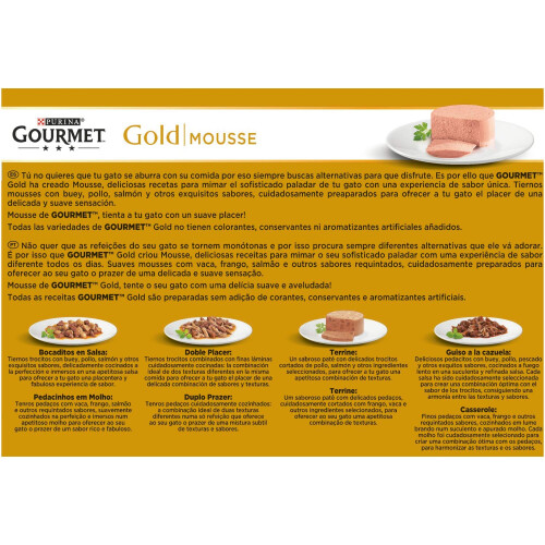 Gourmet Purina Gourmet Gold - Ocean Fish Mousse 1
