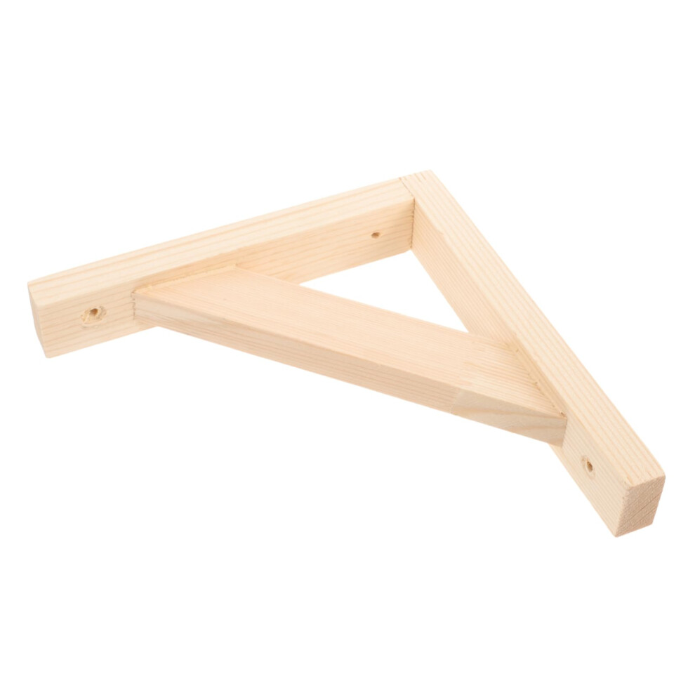 18X18 Heavy Duty Triangle Floating Shelf Brackets For Wall Rustic Wood Support Home Decor 9070919388804