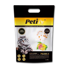 Silica Gel Cat Litter Citrus scent | Silica Crystals | Silica Pearls | 3.8L - 40 days supply | Ultra Hygienic | Highly Absorbent | ECO Friendly |