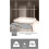 Mosquito Bed Net Foldable Breathable Canopy for Single and Double Beds Blue 1.2x2.0m 3
