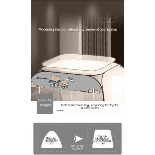 Mosquito Bed Net Foldable Breathable Canopy for Single and Double Beds Blue 1.2x2.0m 2