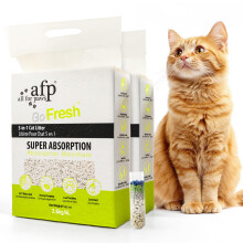 ALL FOR PAWS 5-in-1 Mixed Tofu Cat Litter, 5.6Kg (2Pack) Clumping Cat Litter, Dust Free Unscented Tofu Litter, Flushable | Rapid Clumping | Low Dust |