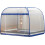 Mosquito Bed Net Foldable Breathable Canopy for Single and Double Beds Blue 1.2x2.0m 1