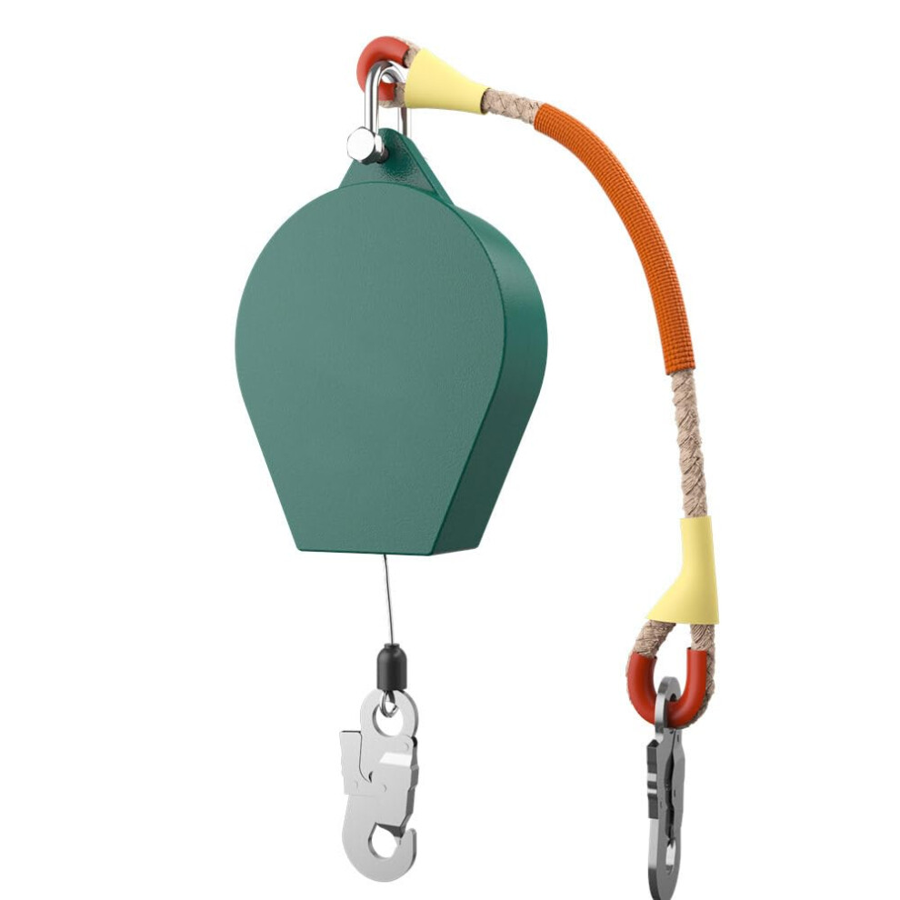 Alloy Steel Fall Arrester Retractable Lifeline 20M Safety Lanyard With Flame Retardant Rope 9070919388903