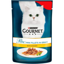 Purina Gourmet Perle Mini Fillets in Gravy with Chicken 26 x 85g