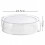 Splash-Proof Glass Microwave Cover with Handle for Heating and Steaming 5