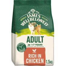 James Wellbeloved Cat Adult Hypoallergenic Dry Food Chicken 1.5 kg