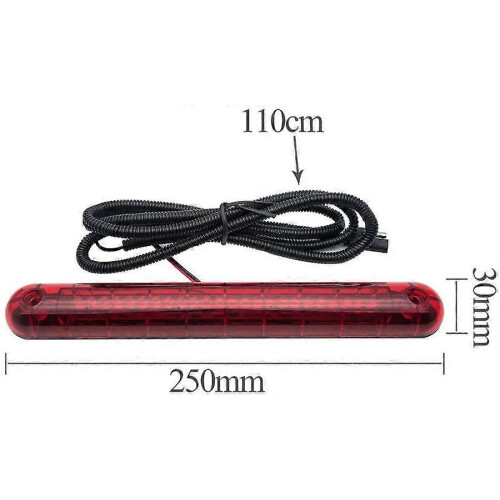 Ampel 24 LED 12V, hohe Installation, Rot 1