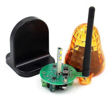 Universelles 12V-265V LED-Signal, Alarmlicht, blinkendes Licht, wandmontierte Notfallwarnlampe für Toröffner