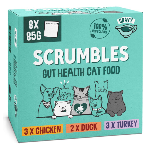 Scrumbles Scrumbles Grain Free Wet Cat Gravy Selection 32x85g