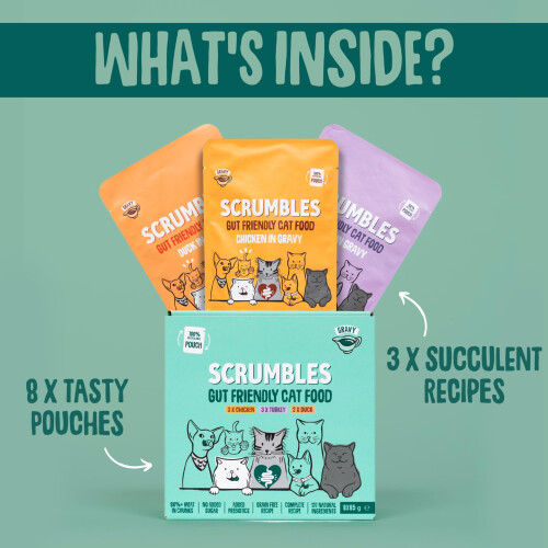 Scrumbles Scrumbles Grain Free Wet Cat Gravy Selection 32x85g 1