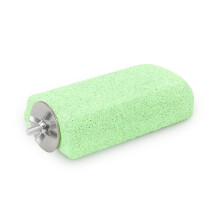 Hypeety Bird Parrot Calcium Teeth Mouth Molar Grinding Stone Hamster Grinding Stone Chew Toy Perch Jumping Stand for Parrot Budgies Chinchilla
