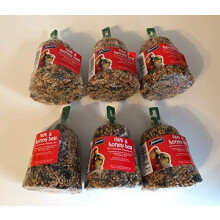 Cockatiel and Parrot Nut and Honey Seed Treat Bells (Pack of 6)