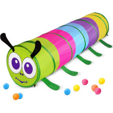 Pop Up Tunnel for Toddlers Kids Crawl Through Children Tunnel for Baby & Dogs Gifts for Boys Girls Indoor & Outdoor Play Backyard (Animal Pop Up