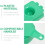Meatball Maker Scoop Tool NonStick for Uniform Shaping Multipurpose Kitchen Use Dishwasher Safe 2