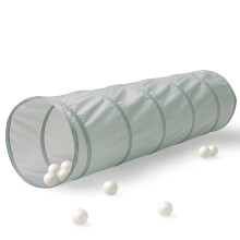 3 Sprouts Kids Play Tunnel ? Recycled Fabric Pop Up Collapsible Tunnels - Crawling Foldable Tunnel for Toddler, Child, Baby to Crawl Through, Gross