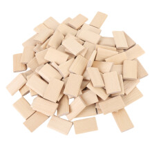 100Pcs Beechwood Wood Tenons 5x19x30mm for Furniture & Cabinet Making