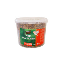 Extra Select Dried Mealworms Wild Bird Feed Treat, 3 Litre