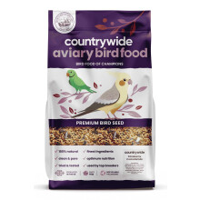 Countrywide Premium Parakeet and Cockatiel Food Mix 20 kg - Dust Free - Cockatiel Seed Mix - Parakeet Bird Seed - High In Protein With Nyjer Seed,