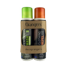 Grangers Eco Twin Pack ? Performance Wash and Clothing Repel | 300ml/300ml | Cleans, Refreshes and Reproofs All Outdoor and Sports Clothing