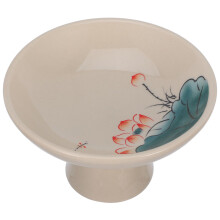 Ceramic Cake Stand Elegant Footed Dessert Plate for Weddings Parties and Kitchen Display