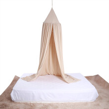 Bed Canopy with Curtains Khaki Mosquito Net for Bed Cozy Private Space and Easy Installation