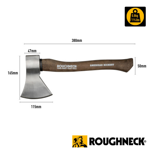 Roughneck Roughneck ROU65671 Traditional Hickory Handle Axe 800g (1?lbs) 1