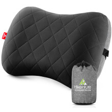 HIKENTURE Ultralight Inflatable Pillow - Upgrade Comfortable Ergonomic Air Pillow for Neck Support, Travel, Camping, Backpacking, Office, Beach