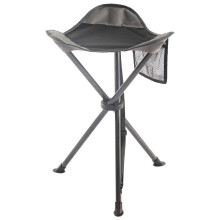 EVER ADVANCED Folding Stool Tripod Tall 53 cm Lightweight Camping Stool Compact Portable Fishing Tripod Camping Chair Collapsible for Outdoor Travel