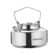 Fire Maple Antarcti Stainless Steel Kettle | 1.0 Liter Camp Kettle Great for Boiling Water, Tea, Coffee, Freeze-Dried Backpacking Meals | Portable for