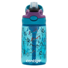 Contigo Kids Water Bottle Easy Clean Autospout with Straw, BPA-free stainless steel drinking bottle, 100% leak-proof, easy to clean, ideal for daycare