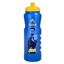 Lucozade Sport x Jude Bellingham 1L Sports Water Bottle ? leak proof, with sports cap & measuring strip, in yellow & blue