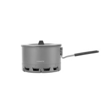 Fire-Maple Petrel Ramen Pot Ultralight 800ml Aluminum Camping Pot with Heat Exchange Ring - 188g Backpacking Cook Pot with Heat-Proof Folding Handle