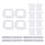 Lock Sheet Holder ABS 17 x 12,5 cm, 28 cm Gurt 3
