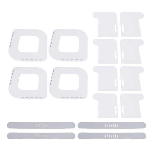 Lock Sheet Holder ABS 17 x 12,5 cm, 28 cm Gurt 2