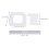 Lock Sheet Holder ABS 17 x 12,5 cm, 28 cm Gurt 2