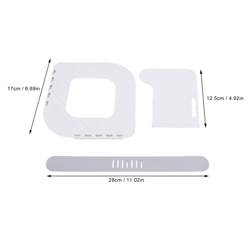 Lock Sheet Holder ABS 17 x 12,5 cm, 28 cm Gurt 1