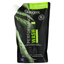 Granger's Performance Wash | 1litre | Cleans, Refreshes and Restores the Appearance of All Outdoor Clothing | Waterproof Jacket Wash | Hiking |