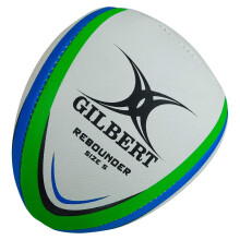 Gilbert 42097405 Specialist Training Rebounder Match Ball - White/Blue/Green, Size 5