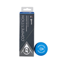 DUNLOP Competition Racquetballs/Squash 57 Balls (3 Balls)