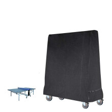 Gurkkst Premium Table Tennis Cover Waterproof Ping Pong Table Cover for Outdoor and Indoor Black (185?70?165cm)