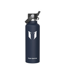 Sparrow Insulated Water Bottle 750ml - FlipFlow Metal Water Bottles with Straw Lid - BPA Free - Leakproof Stainless Steel Flask for Sport, Gym,