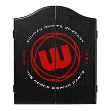 WINMAU W Roundel Logo Design Deluxe Dartboard Cabinet | Heavy Duty Dart Board Cupboard