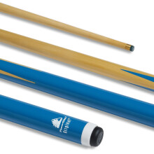 POWERGLIDE Snooker Pool or Billiard Cue Stick | Original 1-Piece | Poplar Shaft with Painted Butt | Junior Length 42" | 10mm Tip | Blue